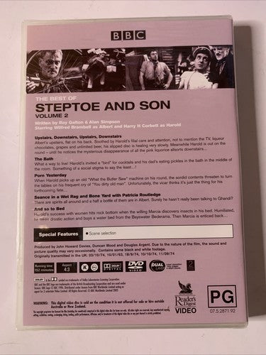 The Best of Steptoe and Son : Vol 2 (DVD, 2002) Comedy Region 4 NEW