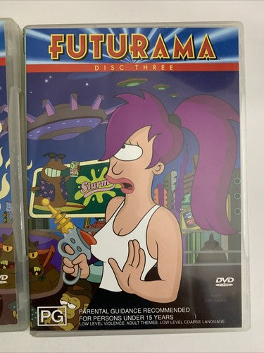 Futurama : Season 1 Boxset (DVD, 1999, 3-Disc) Region 4