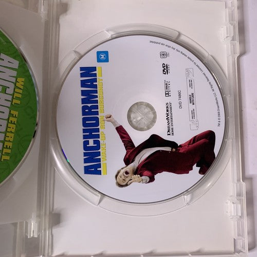 Anchorman / Wake Up Ron Burgundy (DVD, 2004, 3-Disc) Will Ferrell Region 4
