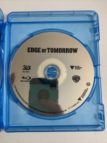 Edge of Tomorrow 3D (Blu-ray 3D + 2D, 2014) Tom Cruise Region B