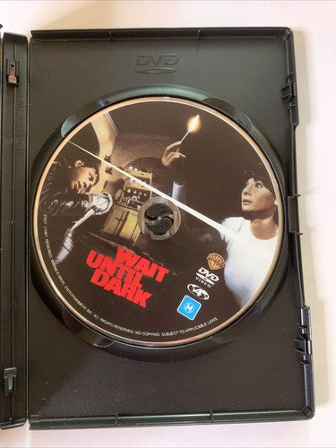 Wait Until Dark (DVD, 1967) Alan Arkin, Audrey Hepburn Region 4