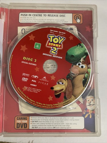 Toy Story 2 (Special Edition, DVD, 1999, 2-Disc) Disney Pixar Region 4