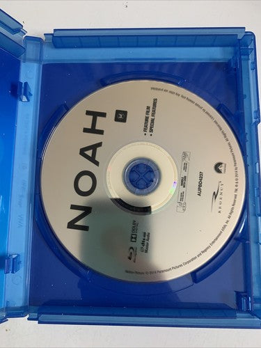 Noah (Blu-ray, 2014) Anthony Hopkins, Emma Watson, Russell Crowe Region B