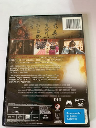 Son of the Dragon (DVD, 2006) David Carradine, Rupert Graves Region 4 NEW