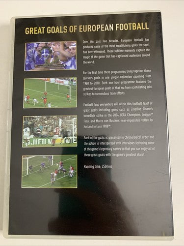 Great Goals Of European Football (DVD, 2012, 2-Disc) All Regions