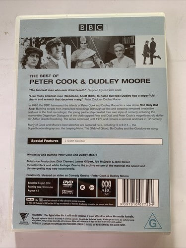The Best of Peter Cook & Dudley Moore (DVD) BBC Comedy Region 4 NEW