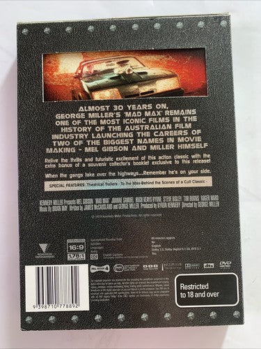 Mad Max (Special Edition, DVD, 1979) Mel Gibson Region 4