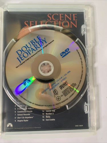 Double Jeopardy (DVD, 1999) Ashley Judd, Tommy Lee Jones Region 4