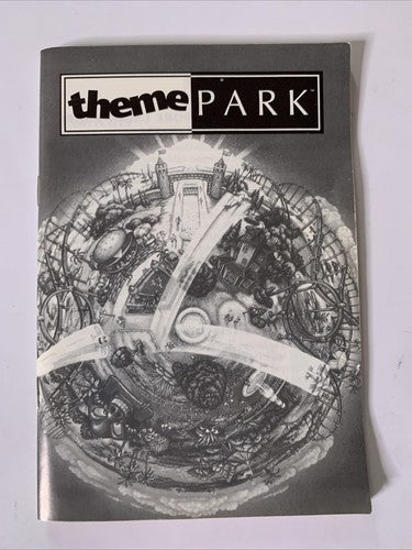 Theme Park SEGA Mega Drive 1995 PAL Game Complete