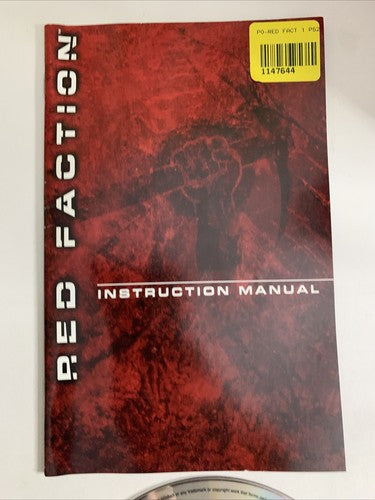 Red Faction PS2 Sony PlayStation 2 PAL Game Complete