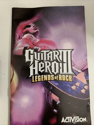 Guitar Hero 3 Legends of Rock PS2 Sony PlayStation 2 PAL Game