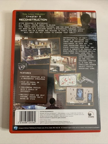 The Fall Trilogy: Chapter 2 Reconstruction PC Windows CD-ROM Hidden Object NEW