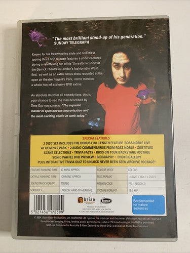 Ross Noble Unrealtime (DVD, 2004) Comedy All Regions