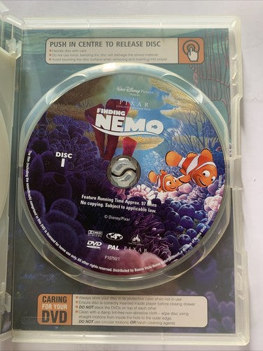 Finding Nemo (Collector's Edition, DVD, 2003. 2-Disc) Pixar Disney Region 4