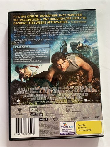 Journey to the Centre Of the Earth (DVD, 2008) Brendan Fraser Region 4 NEW