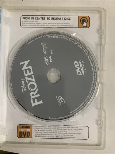 Frozen (DVD, 2013) Disney Film Region 4