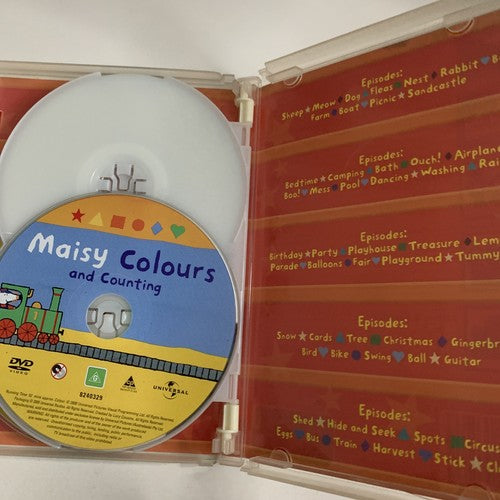 Maisy: Animals / Bedtime / Birthday / Christmas / Colours (DVD, 5-Disc) Region 4