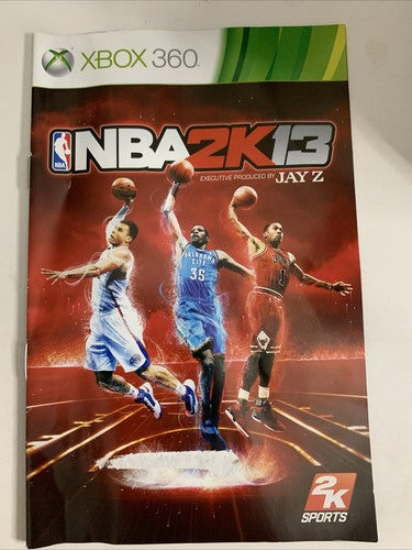 NBA 2K13 Microsoft XBOX 360 PAL NBA Game Complete