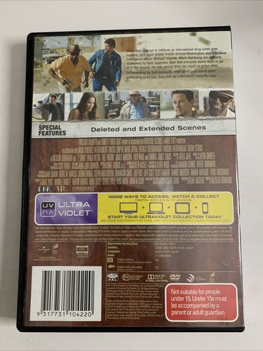 2 Guns (DVD, 2013) Denzel Washington, Mark Wahlberg Region 4 &2