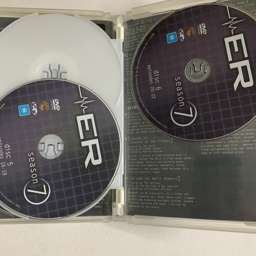 ER : The Complete Season 7 (DVD, 1999, 6-Disc) Region 4