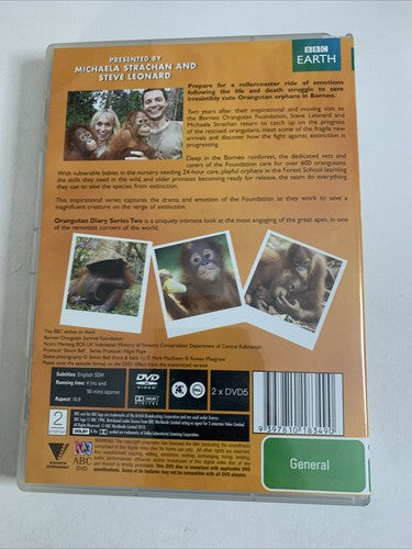 Orangutan Diary : Series 2 (DVD, 2008) Region 4 NEW
