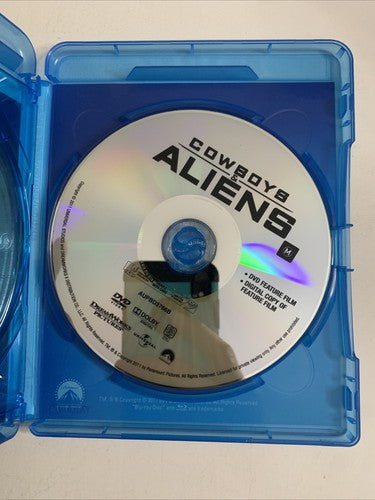 Cowboys & Aliens (Blu-ray + DVD, 2011, 2-Disc) Region B