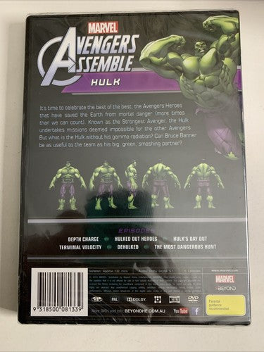 Marvel Avengers Assemble: Hulk (DVD, 2019) Animation Region 4 NEW