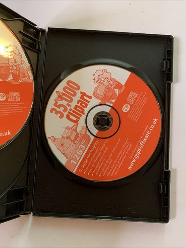120,000 Clipart Images Royalty Free PC Windows CD-ROM 3-Disc