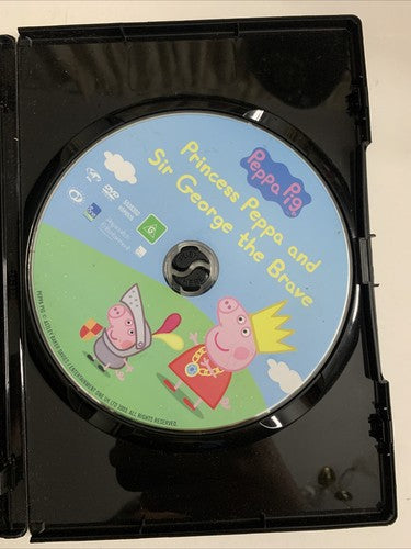 Peppa Pig: Princess Peppa & Sir George the Brave (DVD, 2009) Animation Region 4