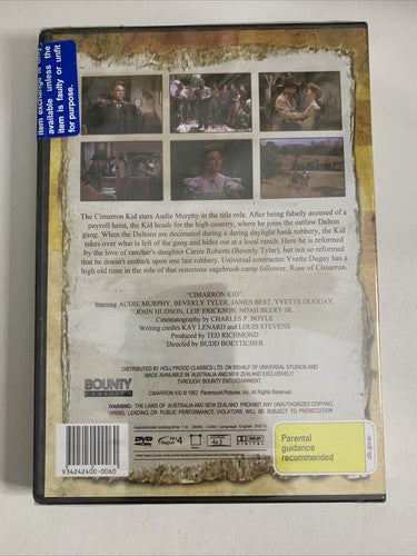 Cimarron Kid (DVD, 1952) Audie Murphy Region 4 NEW