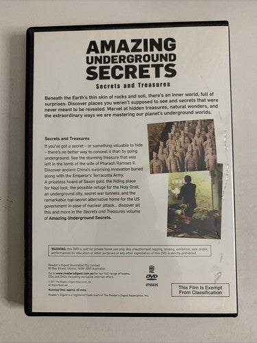 Amazing Underground: Secrets Secrets And Treasures (DVD) Documentary All Regions