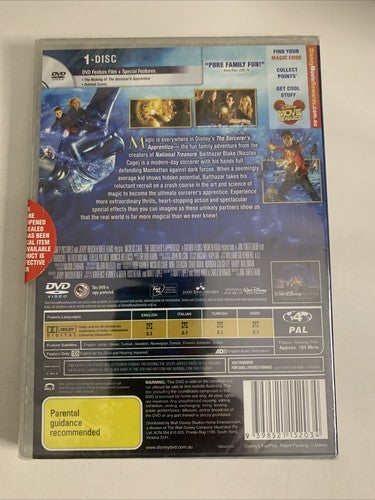 The Sorcerer's Apprentice (DVD, 2010) Nicolas Cage, Jay Baruchel Region 4 NEW