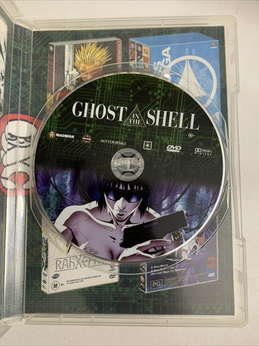 Ghost in the Shell (DVD, 1995) Masamune Shirow Anime Film Region 4