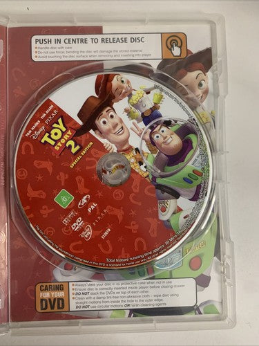 Toy Story 2 (DVD, 1999) Disney Pixar Animation Region 4