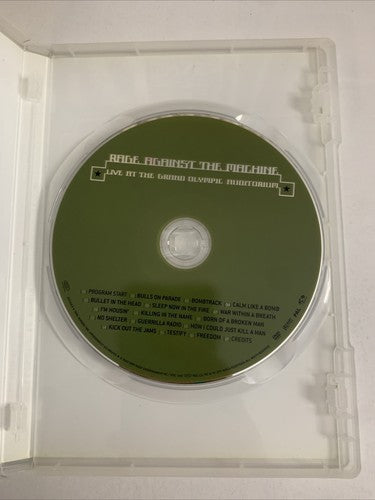 Rage Against The Machine – Live At The Grand Olympic Auditorium (DVD, 2000)