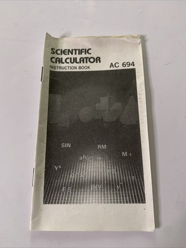 Aurora AC 694 Scientific Calculator Vintage