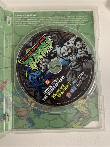 Teenage Mutant Ninja Turtles: Notes from the Underground (DVD, 2003) Region 4