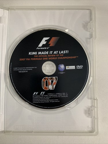 Formula One 2007: Official Season Review (DVD, 2007) Region 4