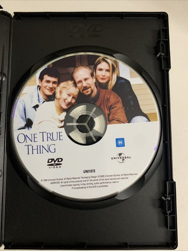 One True Thing (DVD, 1998) Meryl Streep, William Hurt Region 4 &2