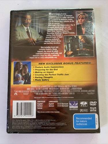 Deep Impact (Special Edition, DVD, 1998) Region 4 &2 NEW Sealed