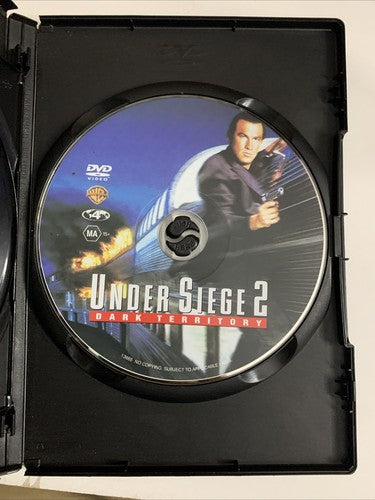 Under Siege 1 & 2 (DVD, 1992, 2-Disc) Steven Seagal Region 4