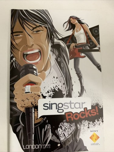 Singstar Rocks! PS2 Sony PlayStation 2 Karaoke Game Complete