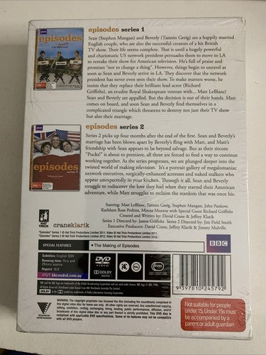 Episodes : The Complete Series 1 & 2 (DVD, 2012) Region 4 NEW Sealed