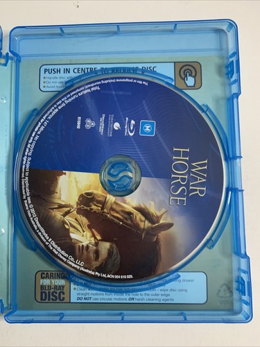 War Horse (Blu-ray, 2011) Jeremy Irvine, Emily Watson All Regions