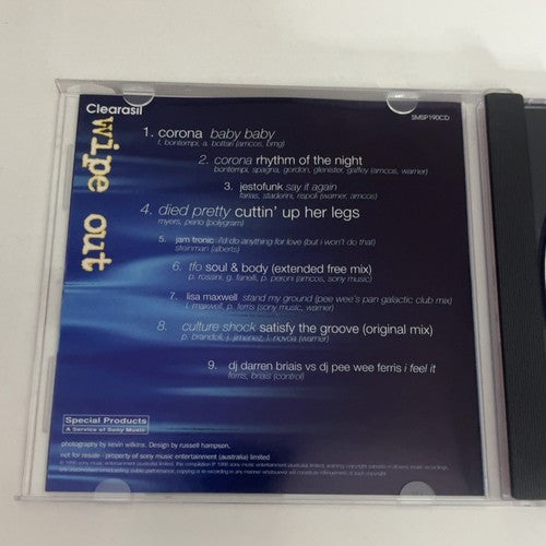 Various – Clearasil - Wipe Out (CD, 1996) Australia SMSP190CD