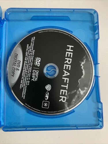 Hereafter (Blu-ray + DVD, 2010, 2-Disc) Matt Damon, Cecile De France Region B &4