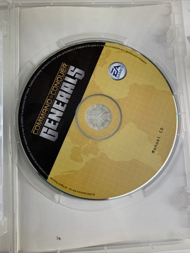 Command & Conquer Generals PC CD-ROM Windows Strategy Game