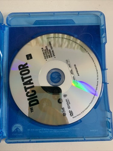 The Dictator (Extended Cut Edition, Blu-ray + DVD, 2012, 2-Disc) Region B &4