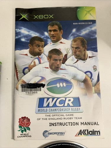 WRC World Championship Rugby Microsoft XBOX Original PAL Game Complete
