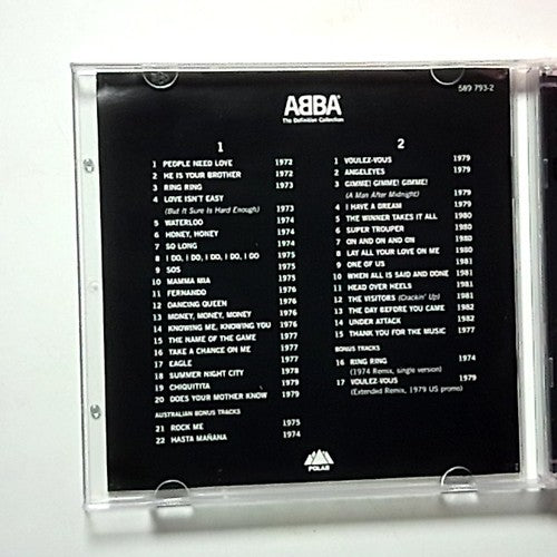 ABBA – The Definitive Collection (CD, 2002, 2-Disc) Australia 589 793-2